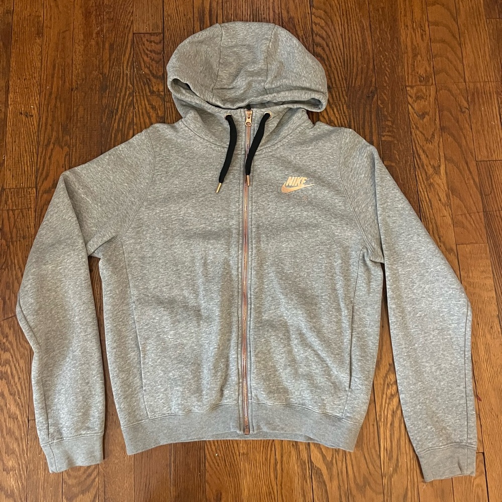 Nike Air Gray and Rose Gold Sweatshirt